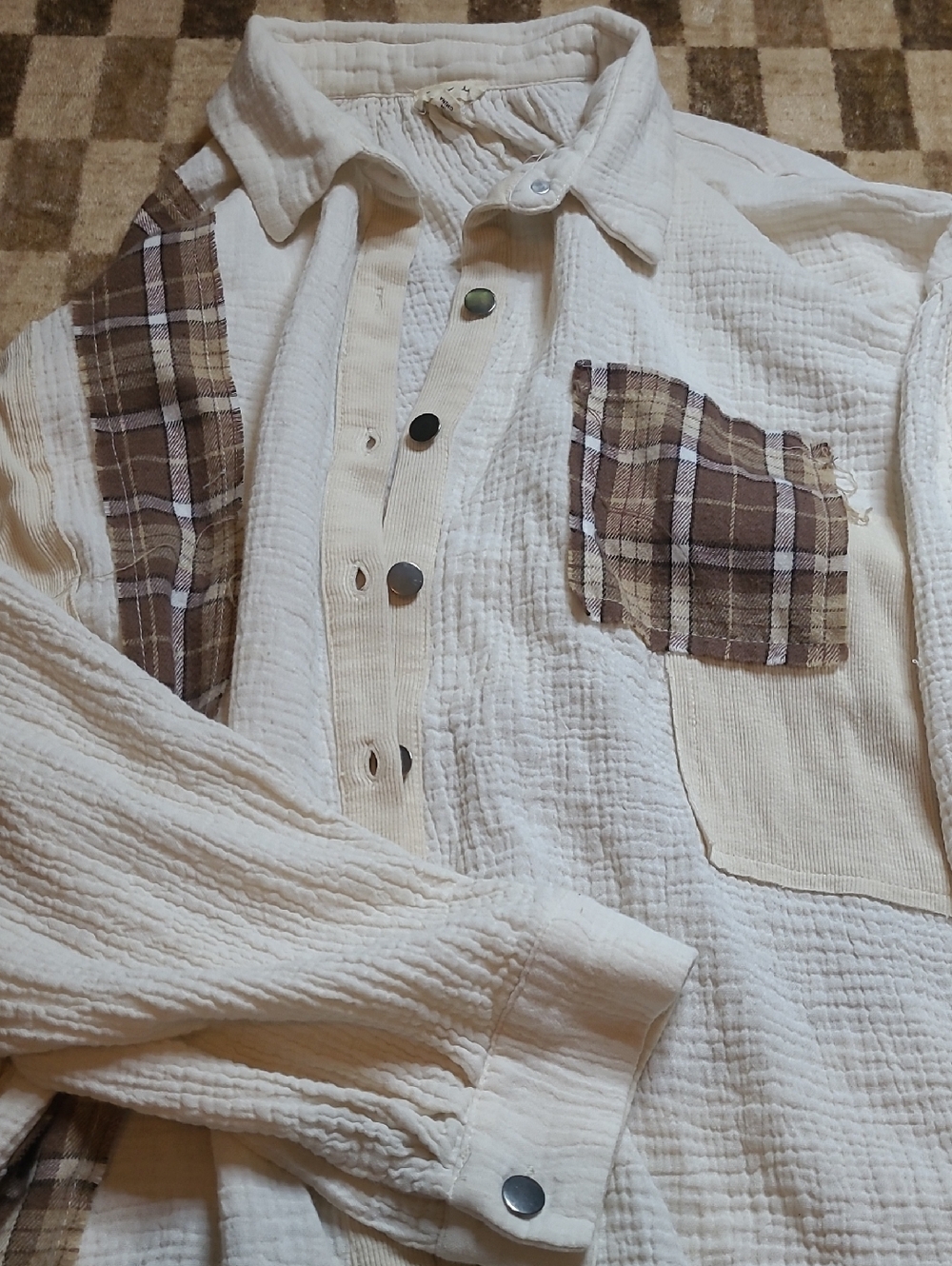POL Patchwork Flannel